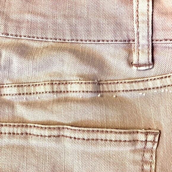 New York & Co Denim and Lace Shorts Mid Rise Women's Size 6  Pink/Mauve Cut off - Picture 11 of 12